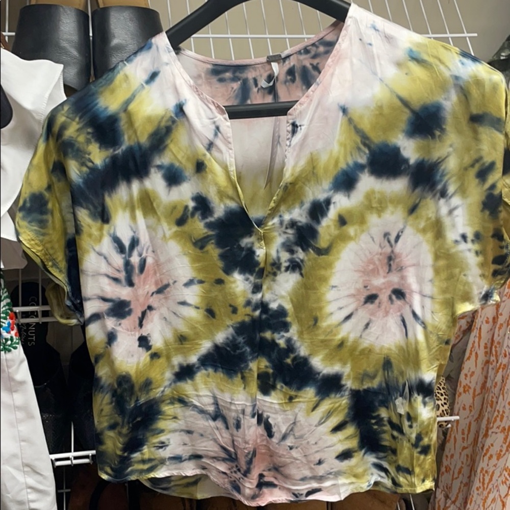 NWT Young Fabulous Broke Tie Dye Blouse